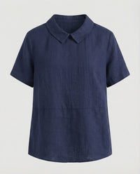 Faye Linen Blouse in Multicolour