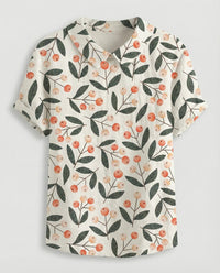 Faye Linen Blouse in Multicolour