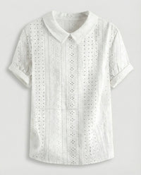 Faye Linen Blouse in Multicolour