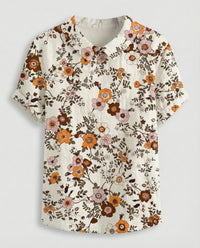 Faye Linen Blouse in Multicolour