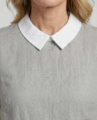 Faye Linen Blouse in Multicolour