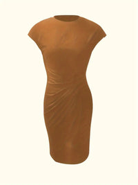 Katie | Women's Classic Short Sleeve Bodycon Dress