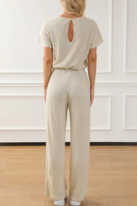 Margot Ribbed Knit Jumpsuit
