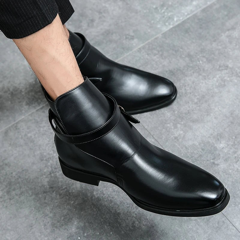 Federico Slip On Ankle Boot in Charcoal
