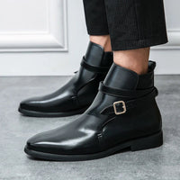 Federico Slip On Ankle Boot in Charcoal