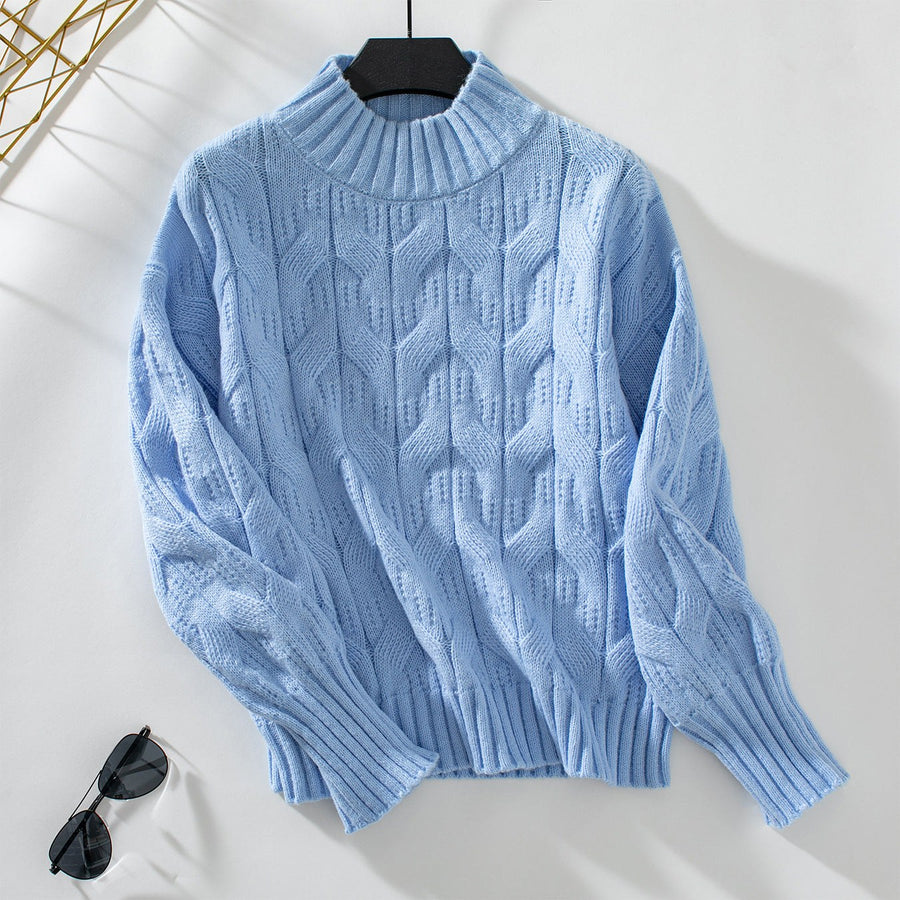 Felicity Knit Sweater in Blue