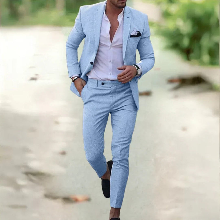 Felix Trousers in Light Blue