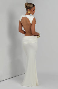 April Maxi Dress – Ivory