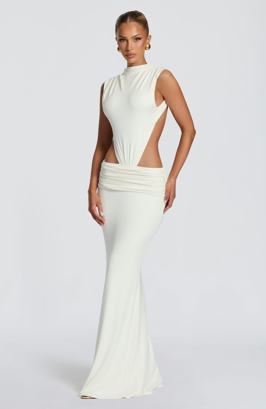 April Maxi Dress – Ivory