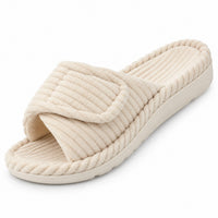 Fenvara Women's Orthopedic Slide Slippers Open Toe in Beige