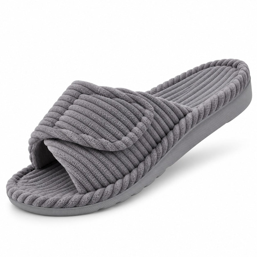 Fenvara Women's Orthopedic Slide Slippers Open Toe in Grey