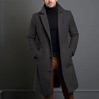 Ferdinand Casual Trench Coat in Grey