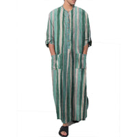 Ferdinand Linen Blend Set with Stand Collar and Pockets