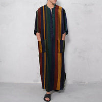 Ferdinand Linen Blend Set with Stand Collar and Pockets