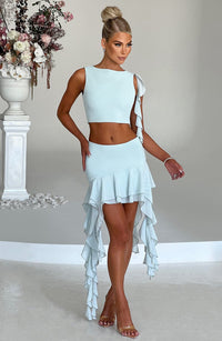 Judith Mini Skirt - Mint