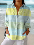 Filippa™ Pastel Grid Blouse
