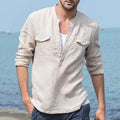 Finn Linen Shirt with Pockets