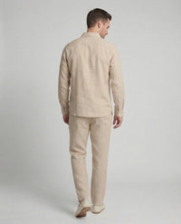 Finn Relaxed Linen Shirt with Long Sleeve
