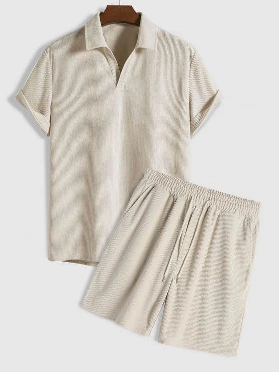 Finn Velvet Shirt in Beige