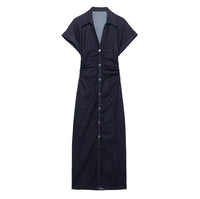 Fiona Casual Dress in Blue