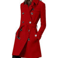 Fiona Coat with Button Front and Belted