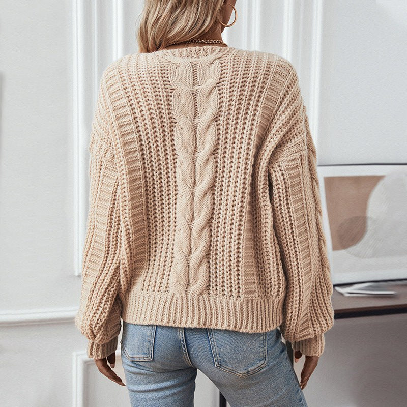 Fiona Knit Sweater with Oversized