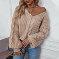 Fiona Knit Sweater with Oversized