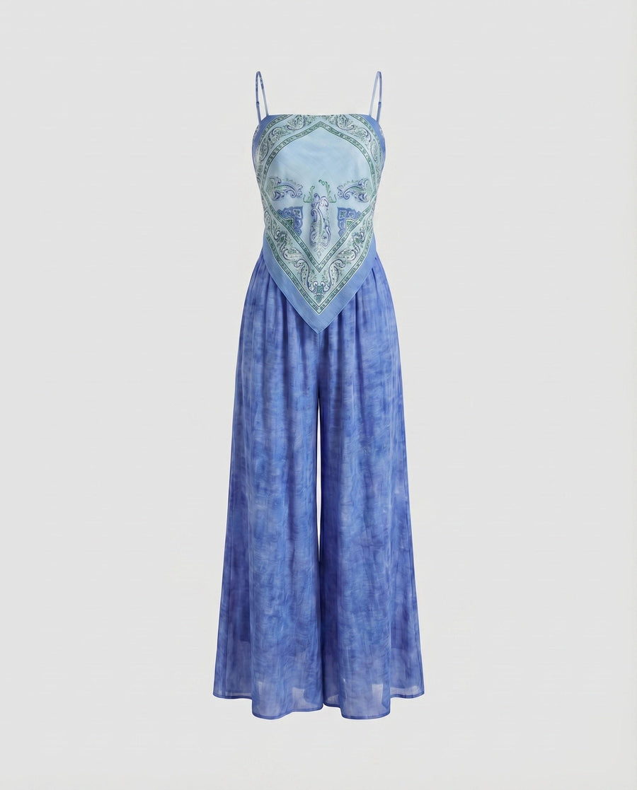 Fiona Linen Blend Maxi Dress in Multicolour