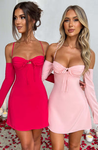 Alberta Mini Dress – Blush
