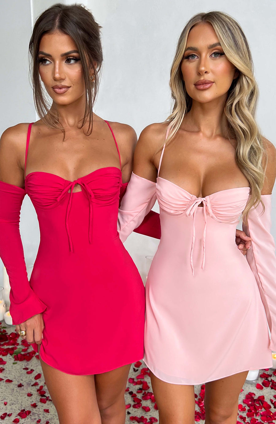 Alberta Mini Dress – Pink
