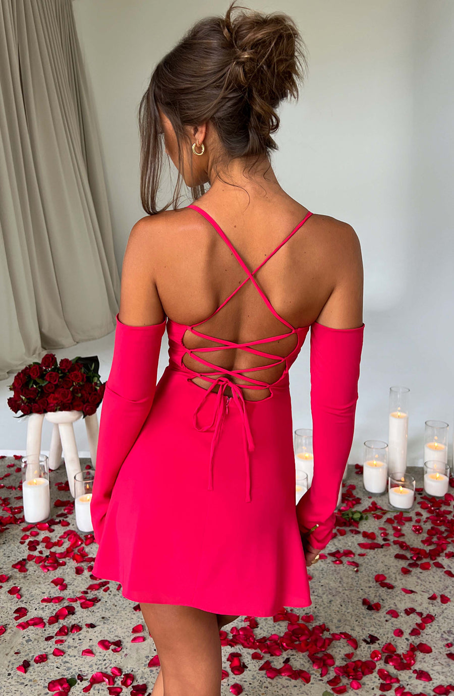 Alberta Mini Dress – Pink