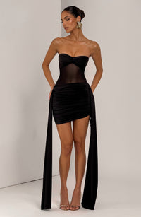 Vivien Mini Dress – Black