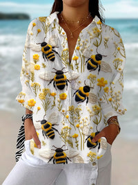 Fiorine™ Golden Bee Blouse in Multicolour