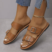 Fleur Elegant Sandals in Brown