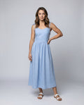 Fleur Linen Maxi Dress
