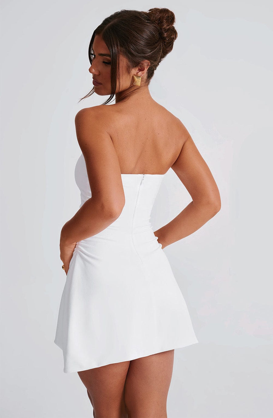 Francesca Mini Dress – Ivory