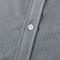 Fleur Shirt with Short Sleeve in Light Grey