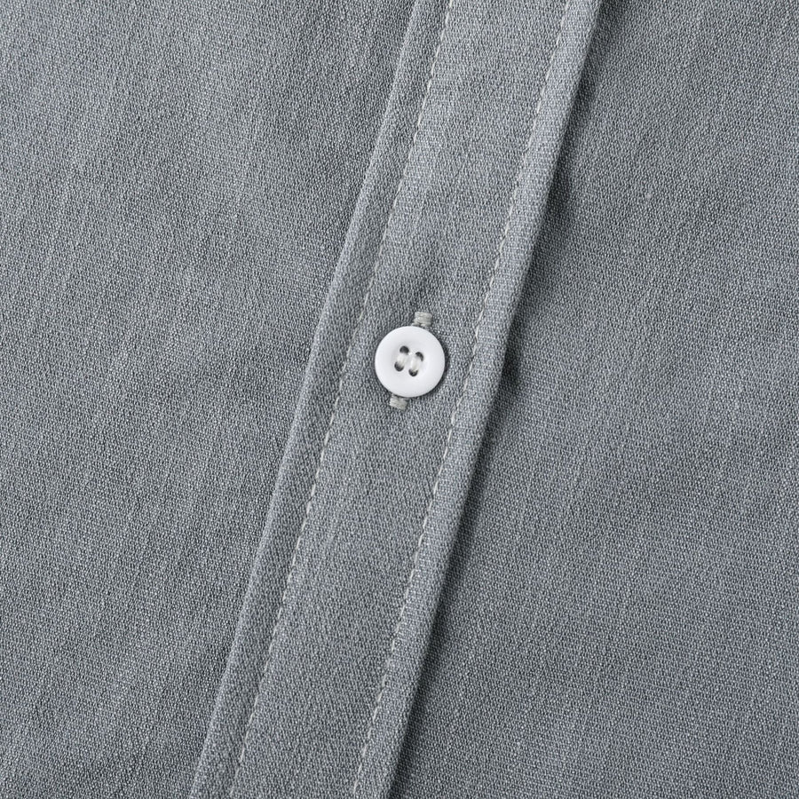 Fleur Shirt with Short Sleeve in Light Grey