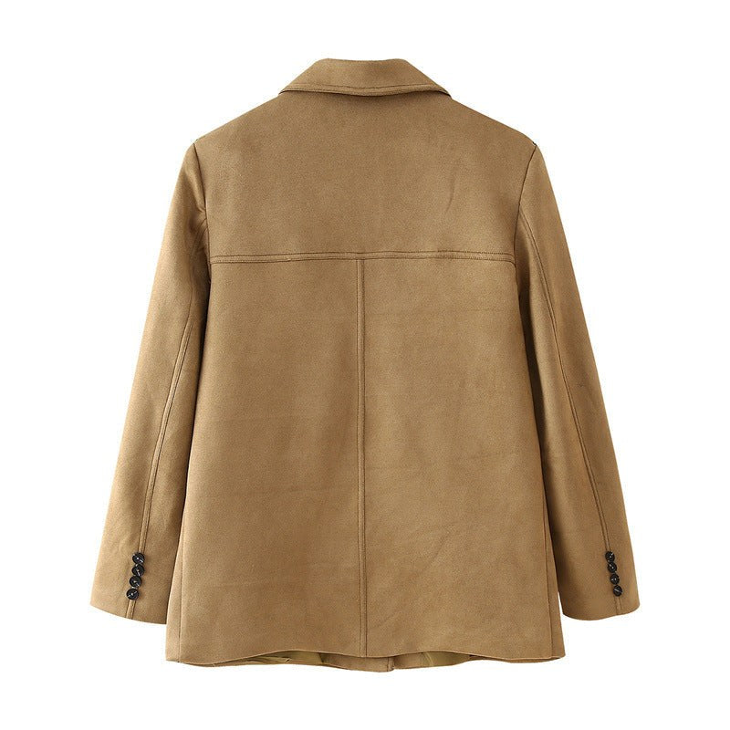 Flora Elegant Jacket in Camel