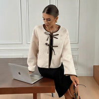 Flora Jacket with Lace-Up and Pockets