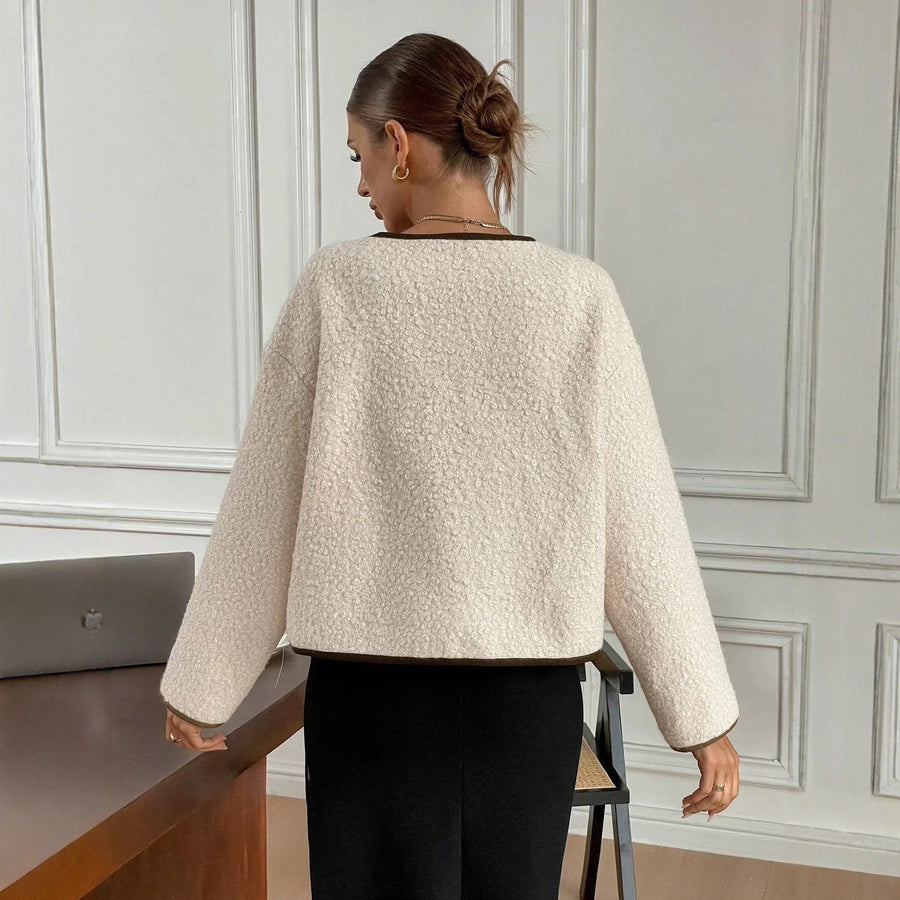 Flora Jacket with Lace-Up and Pockets