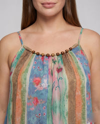 Flora Linen Kaftan