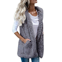 Flora Vest with Pockets in White