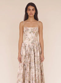 FLORAL MAXI DRESS Golden Floral 2