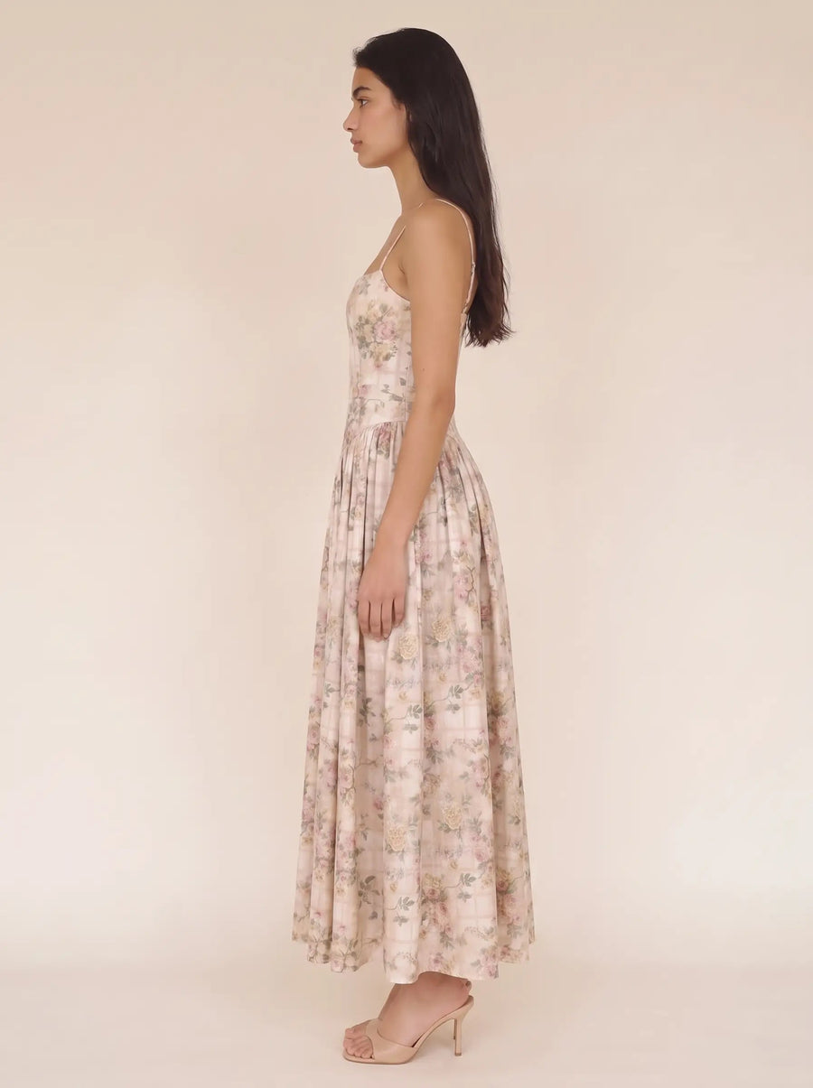 FLORAL MAXI DRESS Golden Floral 3