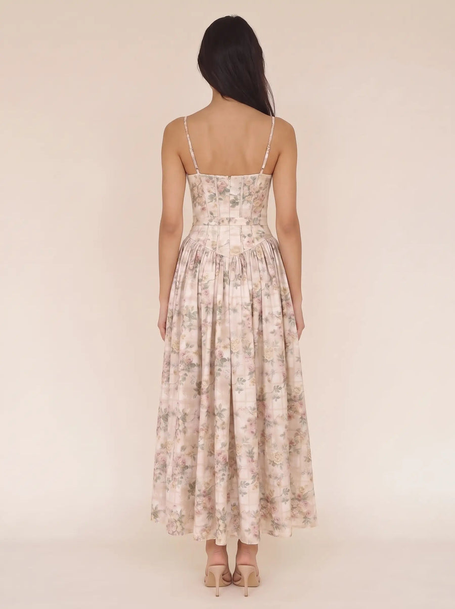 FLORAL MAXI DRESS Golden Floral 4