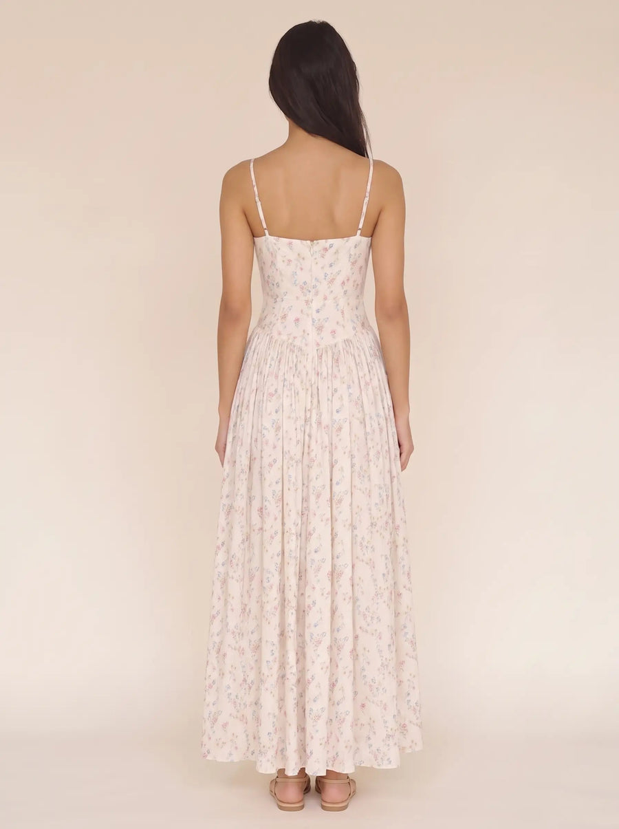 FLORAL MAXI DRESS Whisper Floral 4