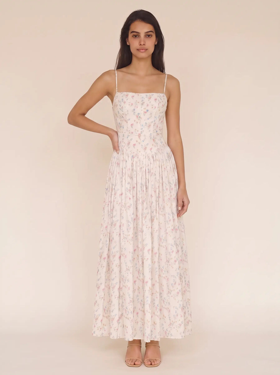 FLORAL MAXI DRESS Whisper Floral 5