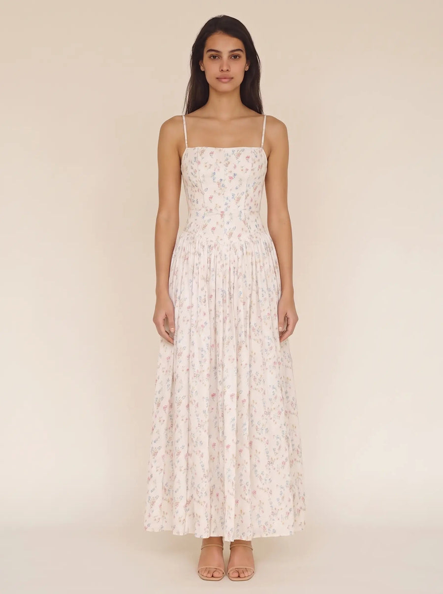 FLORAL MAXI DRESS Whisper Floral 1