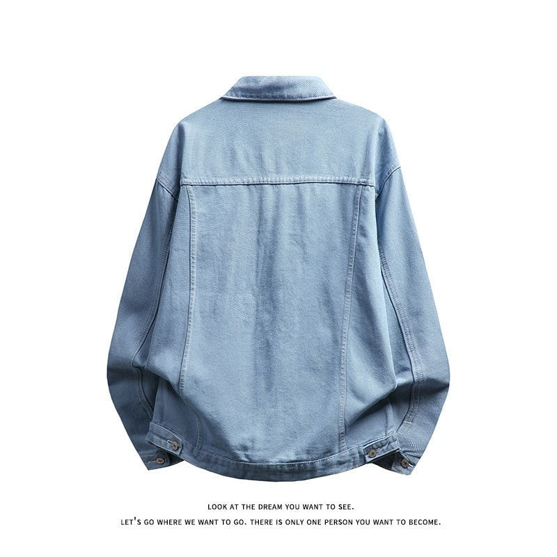 Florence Casual Jacket with Pockets in Light Blue